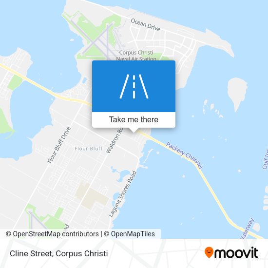 Cline Street map