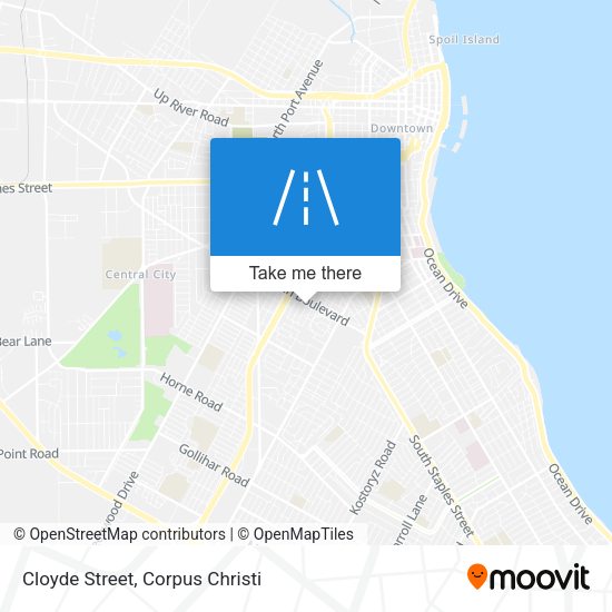 Mapa de Cloyde Street