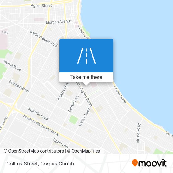 Mapa de Collins Street