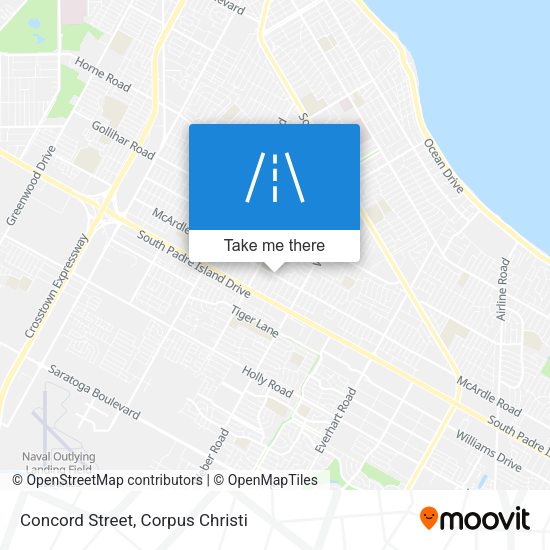Concord Street map