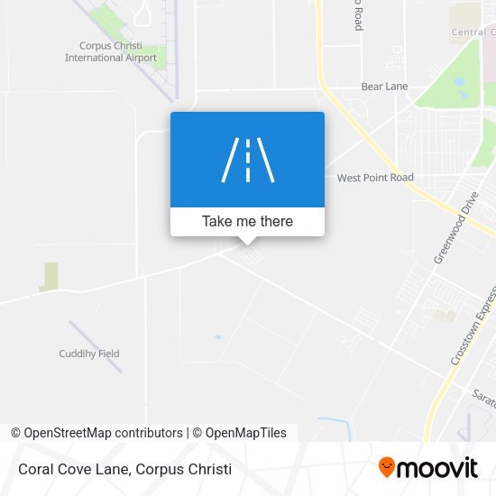 Coral Cove Lane map