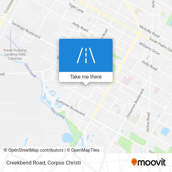 Creekbend Road map