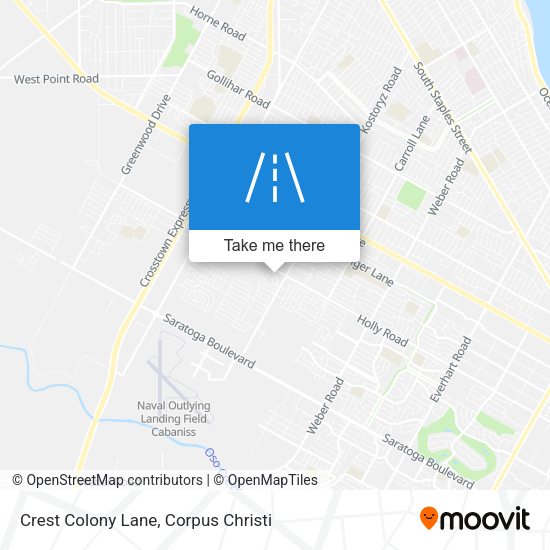 Crest Colony Lane map