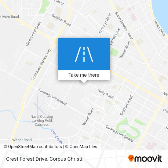 Mapa de Crest Forest Drive