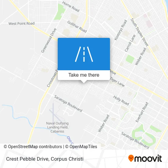 Crest Pebble Drive map