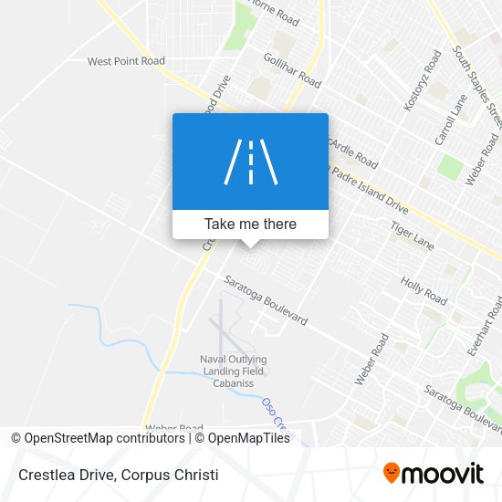 Mapa de Crestlea Drive