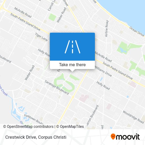 Crestwick Drive map