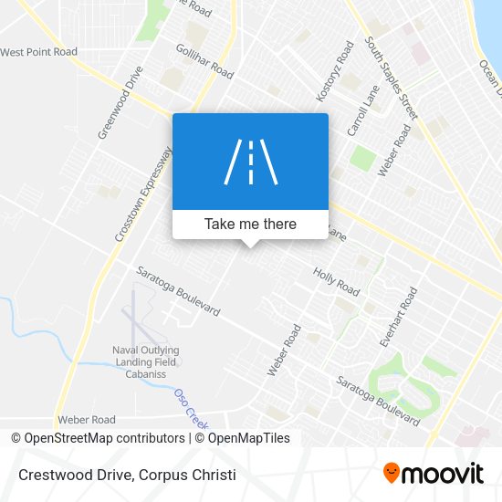 Mapa de Crestwood Drive
