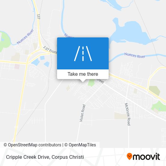 Mapa de Cripple Creek Drive