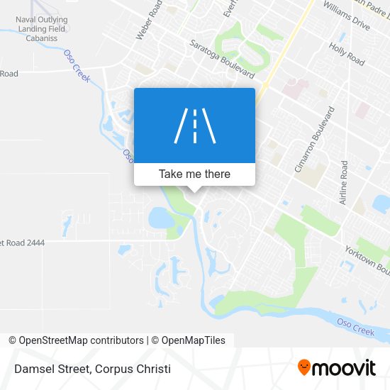 Mapa de Damsel Street