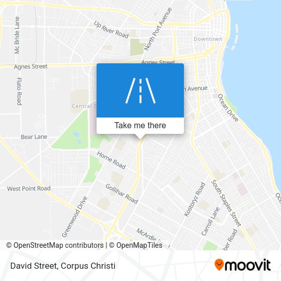 Mapa de David Street