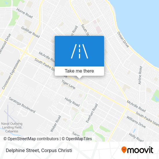 Mapa de Delphine Street