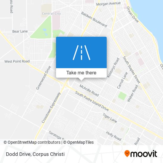 Dodd Drive map