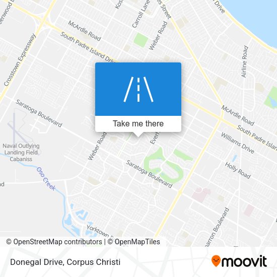 Donegal Drive map