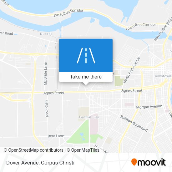 Dover Avenue map