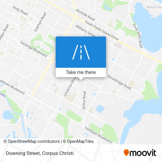 Downing Street map