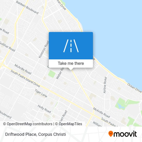 Mapa de Driftwood Place
