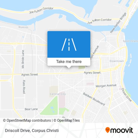 Driscoll Drive map