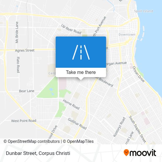 Dunbar Street map