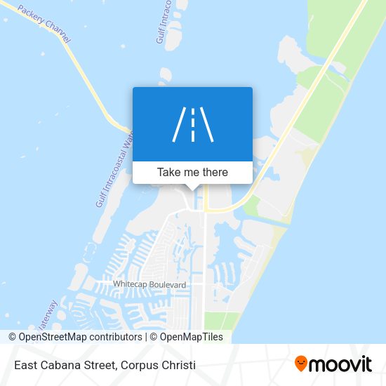 East Cabana Street map
