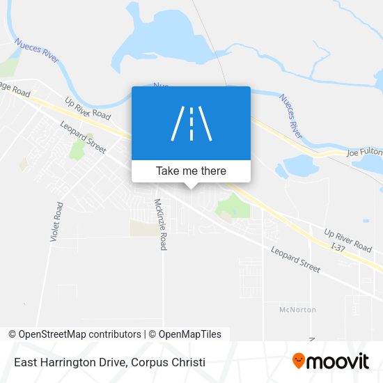 Mapa de East Harrington Drive