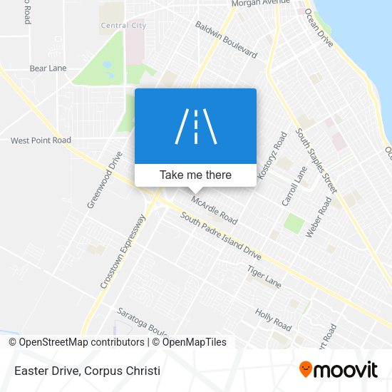 Mapa de Easter Drive