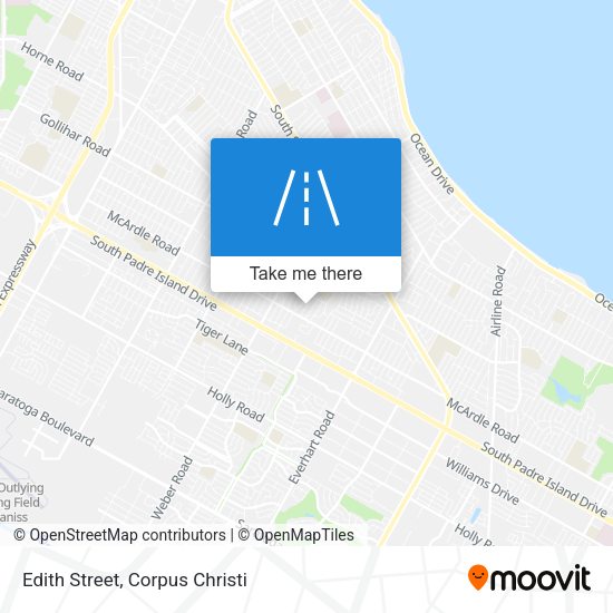 Edith Street map