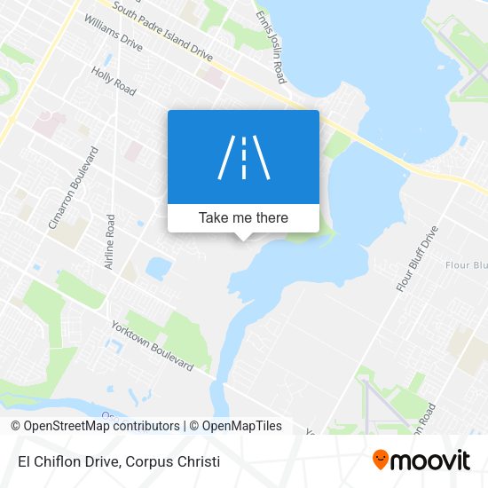 El Chiflon Drive map