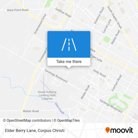 Elder Berry Lane map