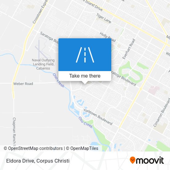 Eldora Drive map