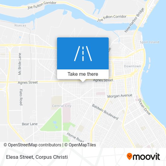 Elesa Street map
