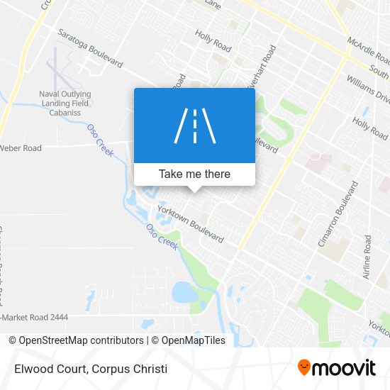 Mapa de Elwood Court