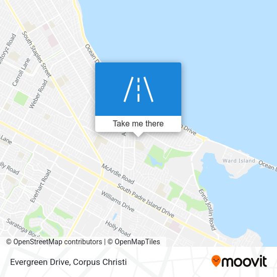 Mapa de Evergreen Drive