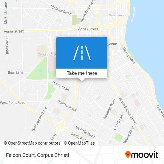 Falcon Court map