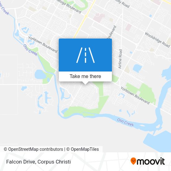 Falcon Drive map