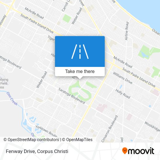 Fenway Drive map