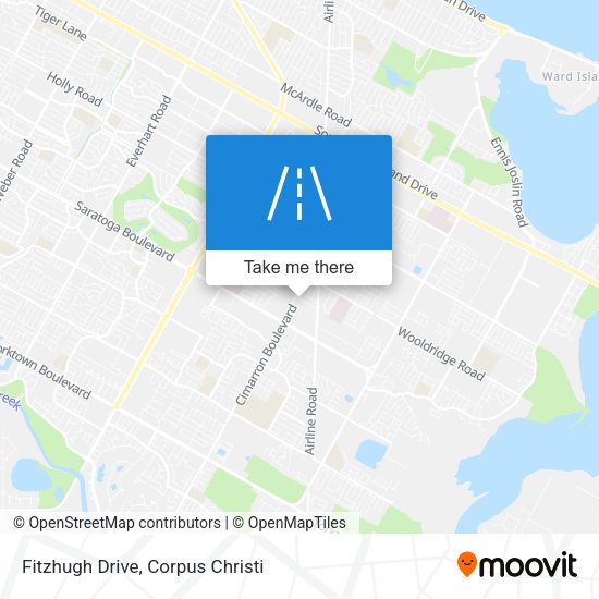 Mapa de Fitzhugh Drive