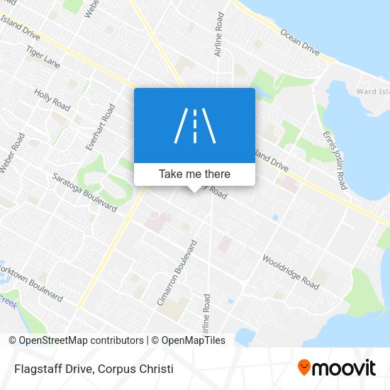 Flagstaff Drive map