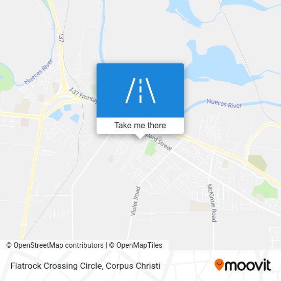 Mapa de Flatrock Crossing Circle