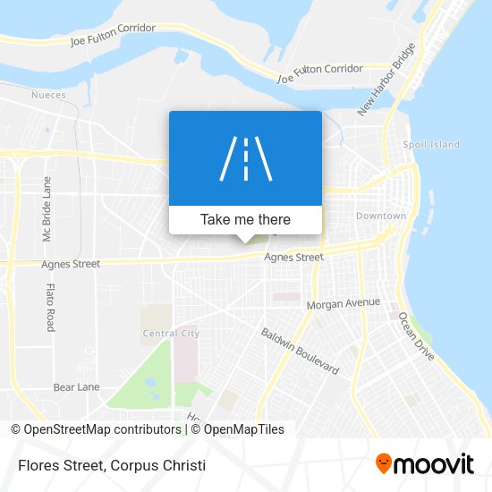 Flores Street map