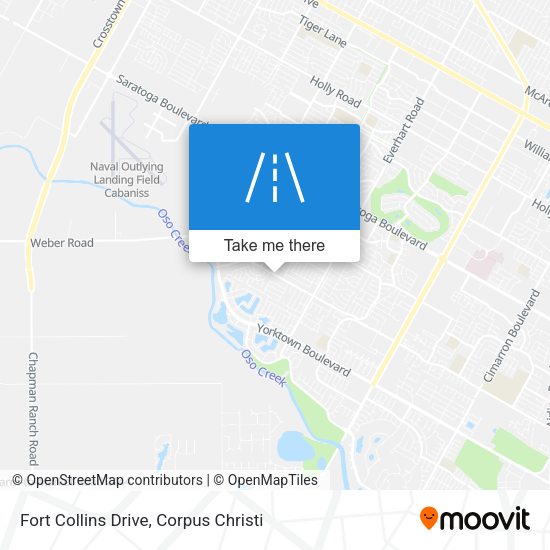 Fort Collins Drive map