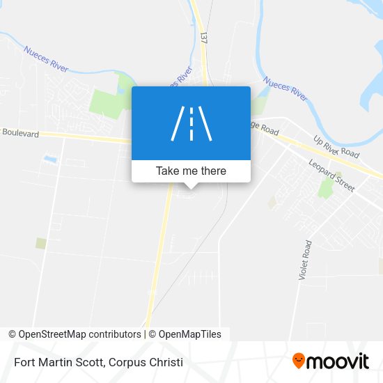 Fort Martin Scott map