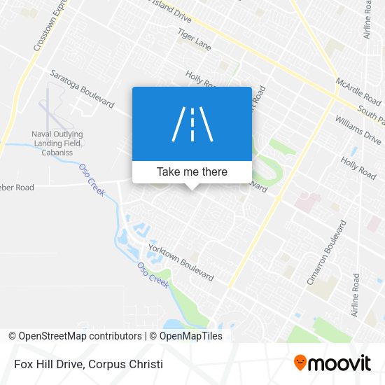 Mapa de Fox Hill Drive