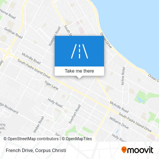 French Drive map