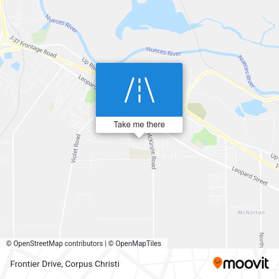 Frontier Drive map