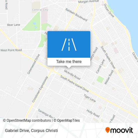 Gabriel Drive map