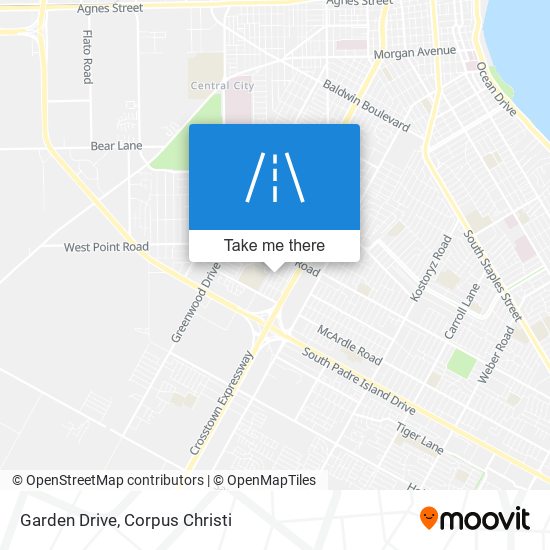 Mapa de Garden Drive