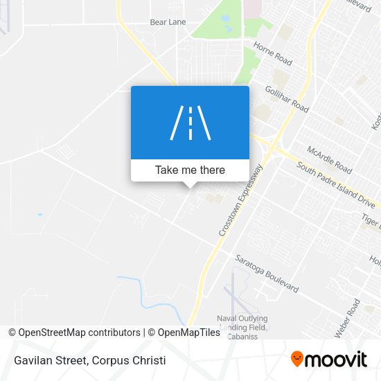 Gavilan Street map