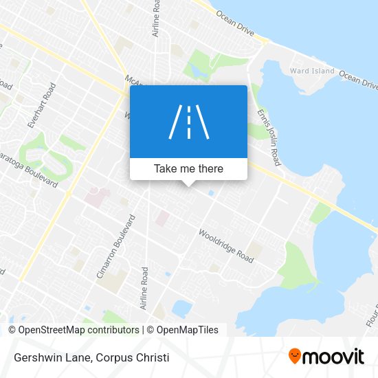 Mapa de Gershwin Lane