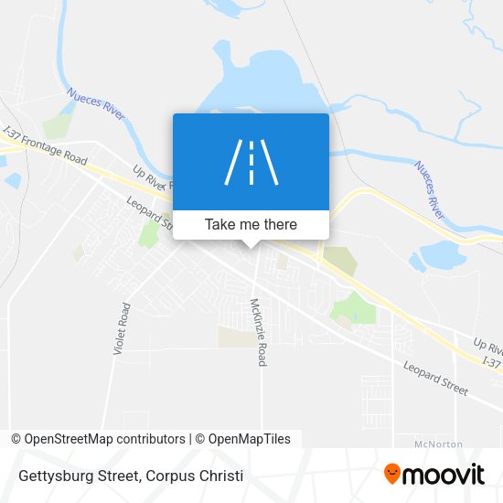 Mapa de Gettysburg Street